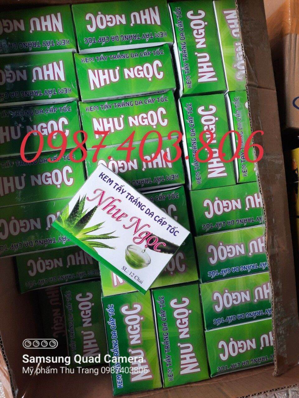 Sỉ lố 12h kem tẩy trắng da cấp tốc như ngọc