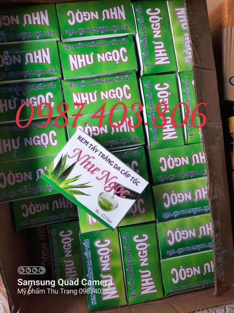 Sỉ lố 12h kem tẩy trắng da cấp tốc như ngọc