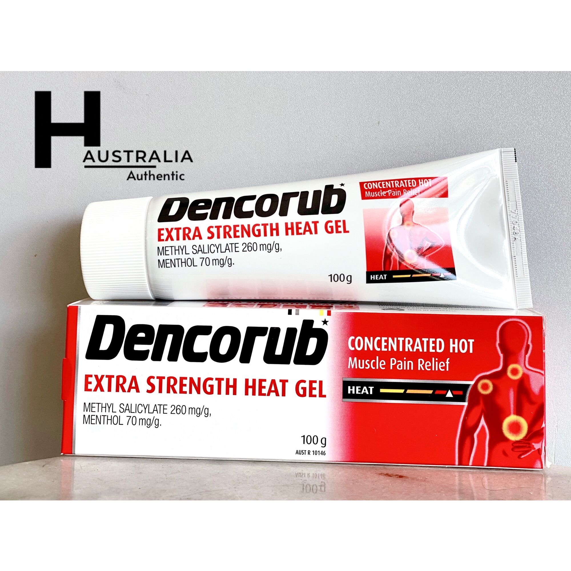 Dầu Xoa Bóp Dencorub Extra Strength Heat Gel 100g