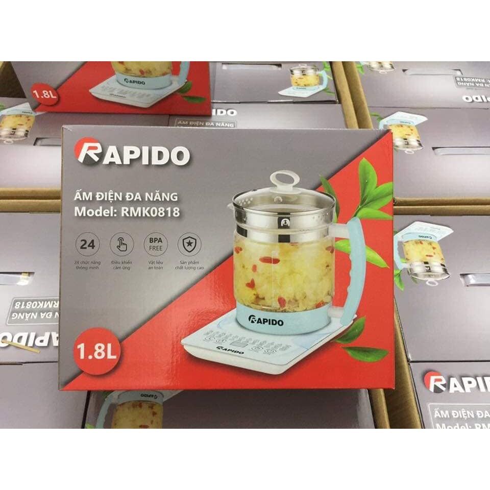 [Sẵn hàng,Freeship] ẤM ĐIỆN ĐA NĂNG 10 CHỨC NĂNG RAPIDO ( HÀNG CHÍNH HÃNG) Bảo hành 1 năm (MULTI-FUNCTIONAL ELECTRIC KETS 10 FUNCTIONS)