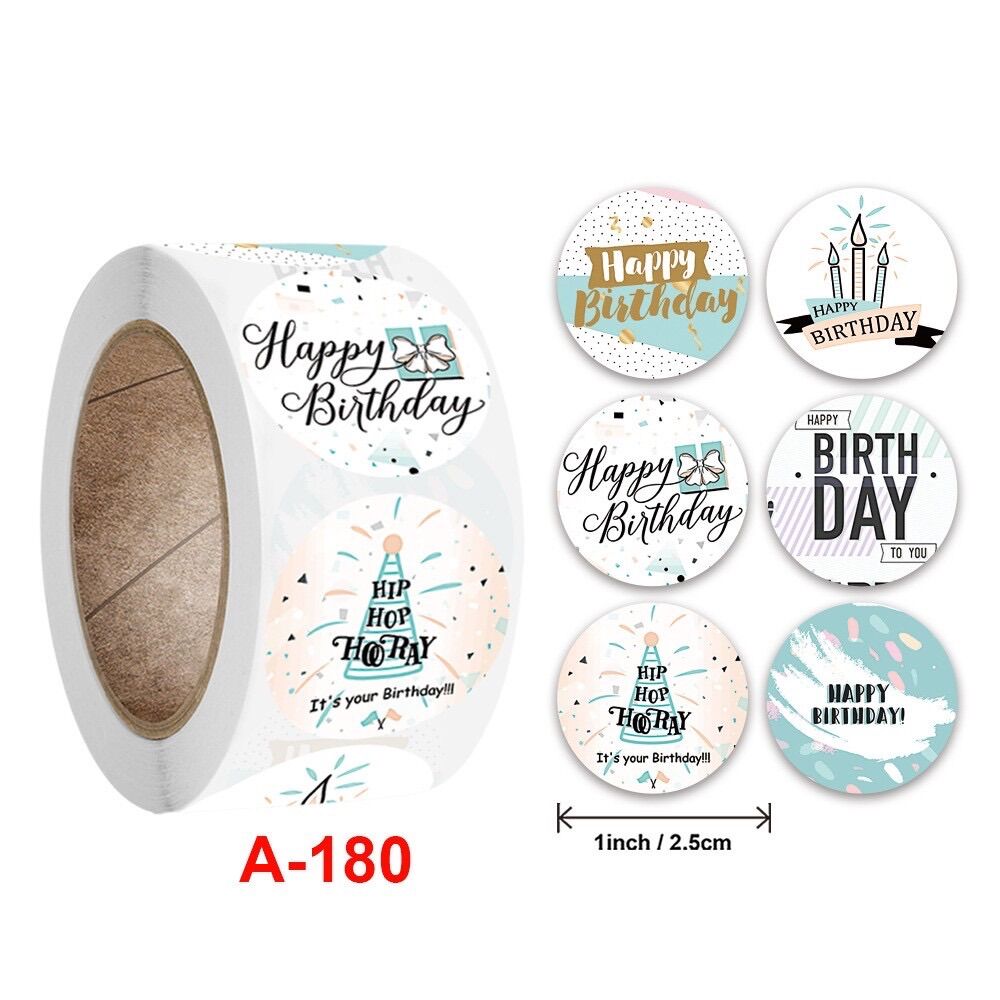Cuộn 500 tem dán Thank You Meily Store