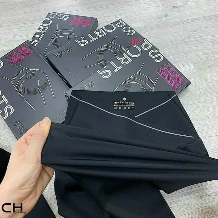 Quần leging nữ cạp vạt chéo co dãn lưng cao