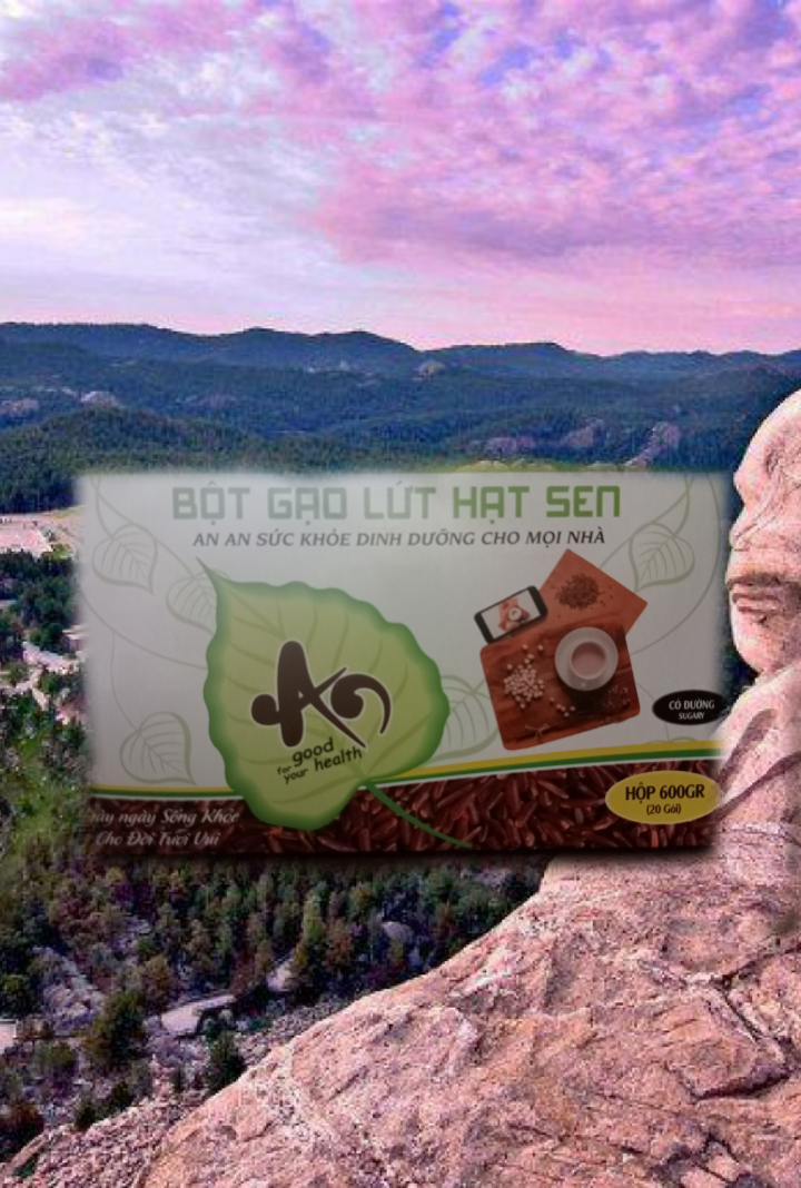 Bột gạo lứt hạt sen 600g