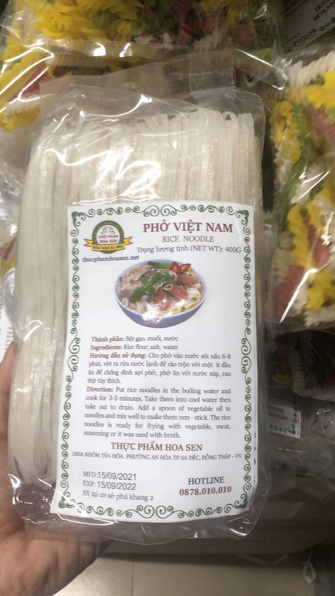 Bánh phở khô đặc sản đồng tháp