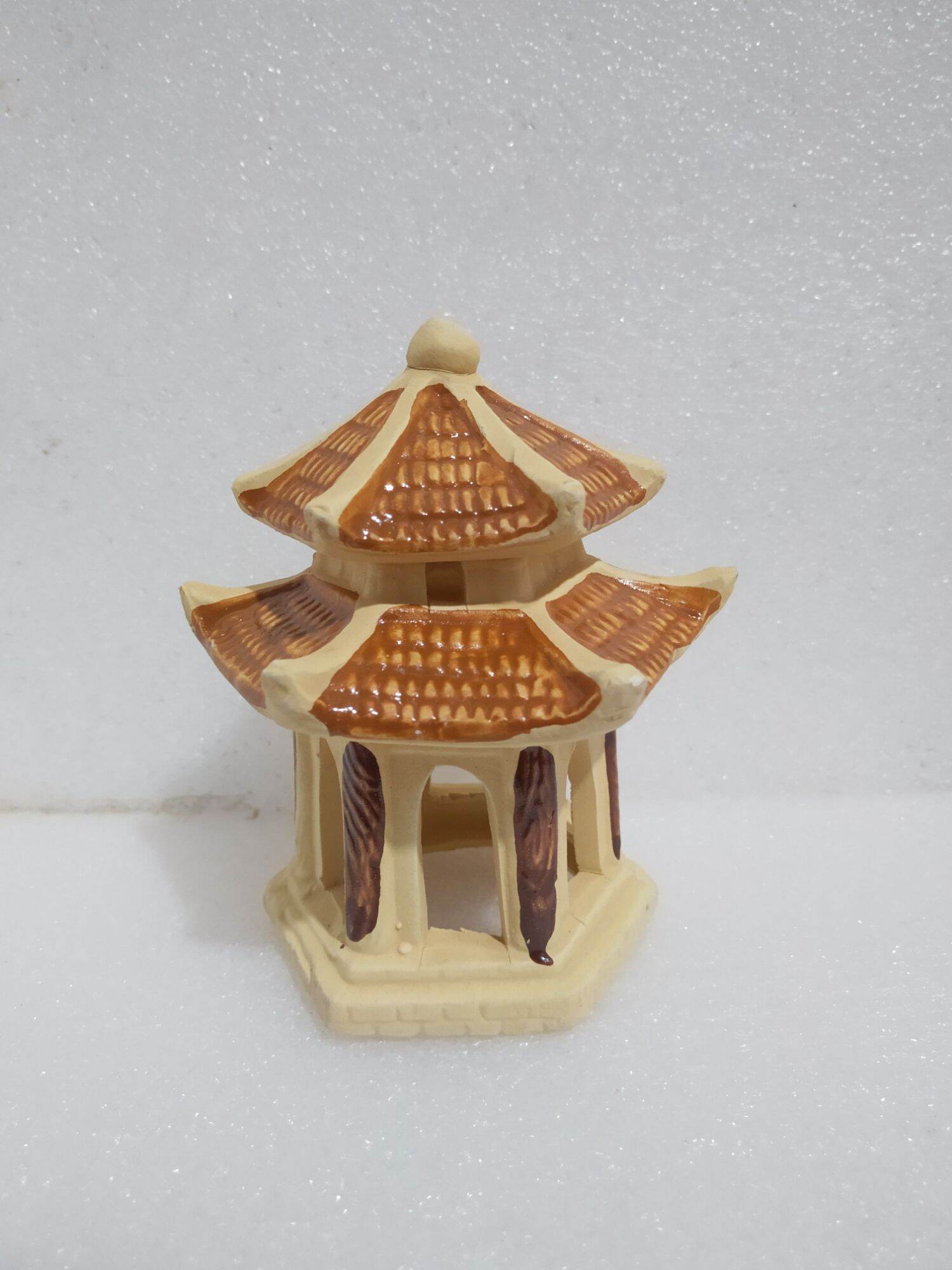 LẦU GIÓ GỐM SỨ TRANG TRÍ TIỂU CẢNH