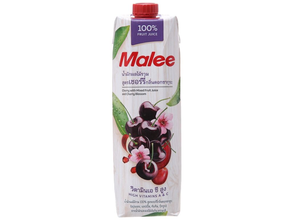 Nước ép cherry Malee 1L hsd 12 tháng