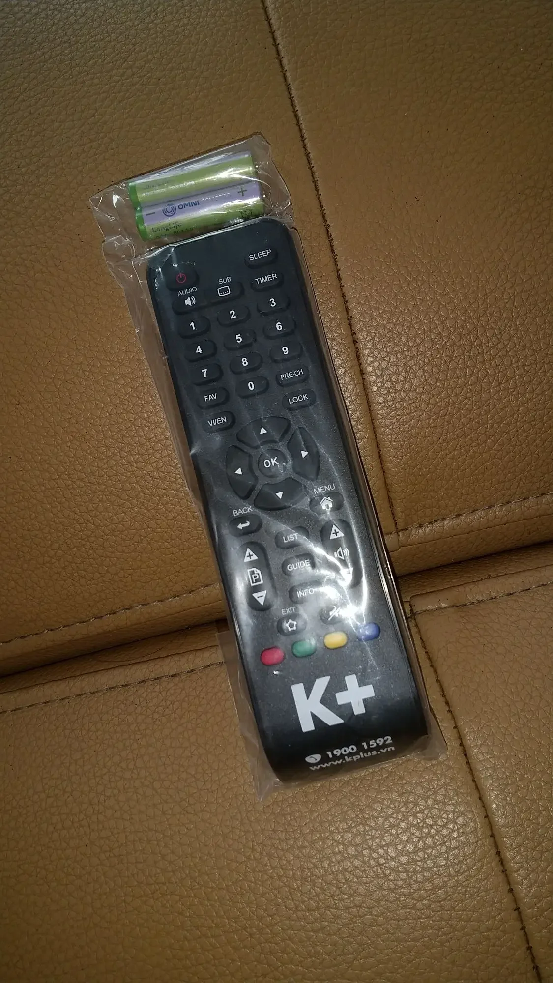 Remote điều khiển đầu thu K+ HD Technicolor chính hãng