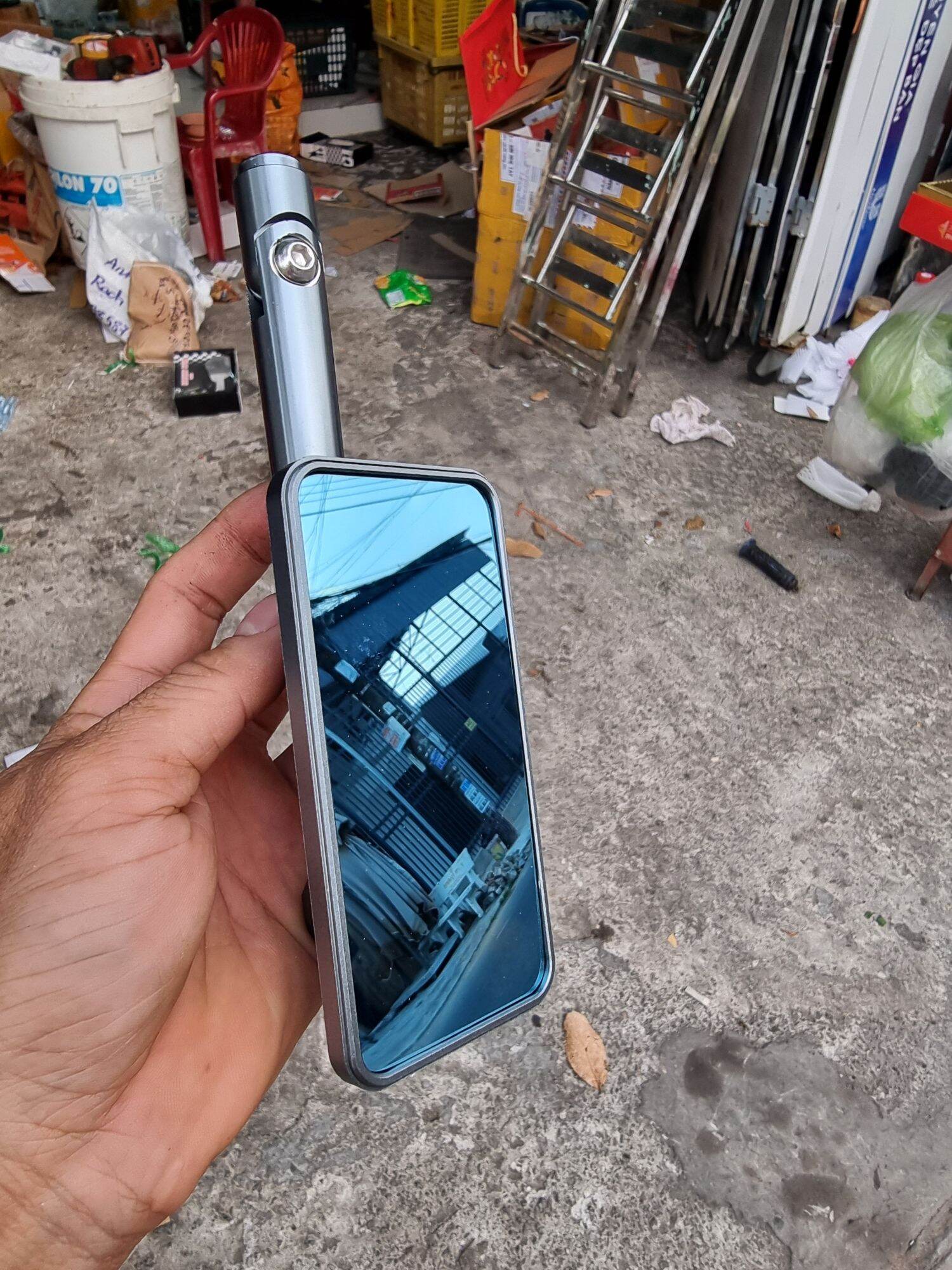Gương chiếu hậu vuông rizoma (1 cây)