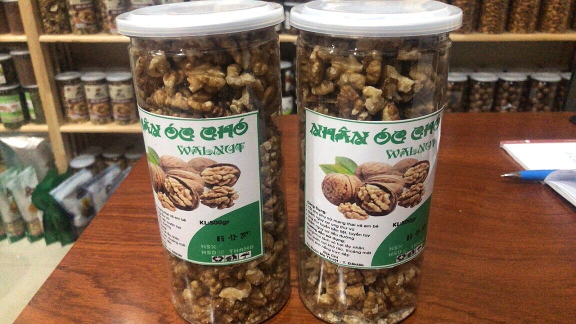Nhân óc chó vàng Mỹ hộp 500gr