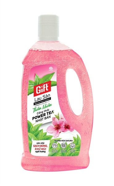 Nước lau sàn gift hương pink sakura, hương hoa anh đào