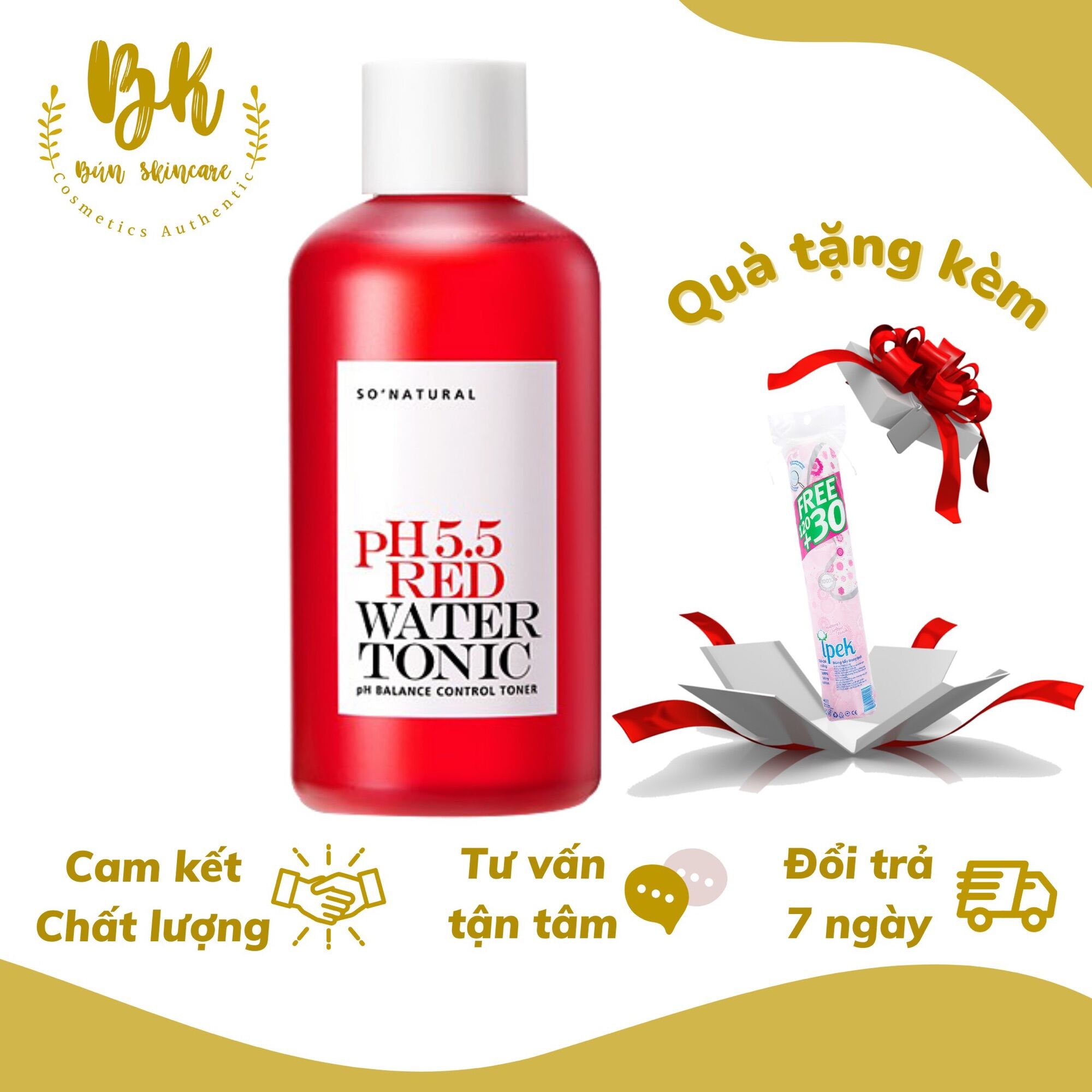 HCMNước Hoa Hồng Cấp Ẩm Cho Mọi Làn Da So Natural Red Peel PH 5.5 Red thumbnail