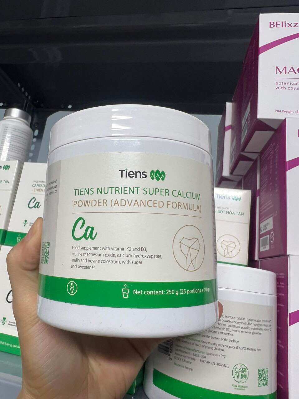 Canxi hữu cơ Tiens nhập khẩu từ Pháp