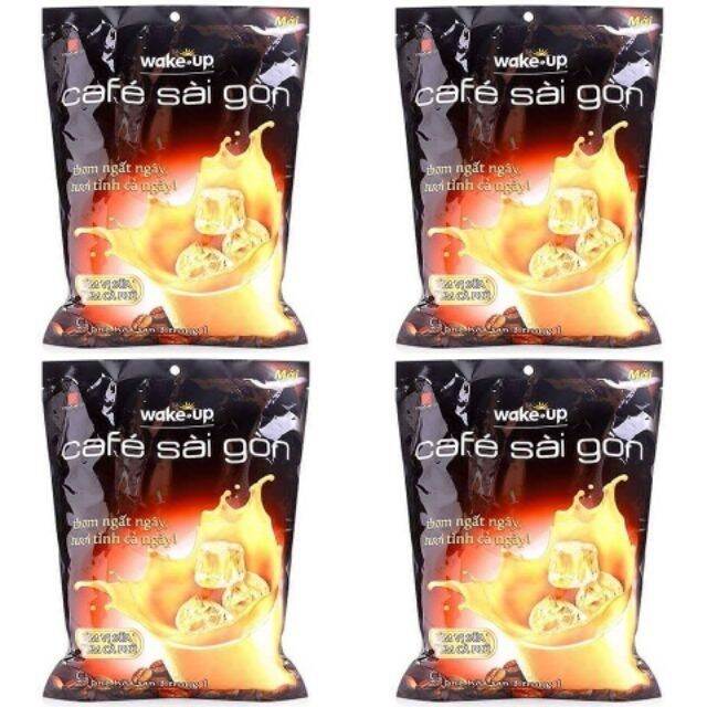Cà phê sữa Wake Up sài gòn thơm ngon vinacafe(24 gói x 19g) DATE MỚI