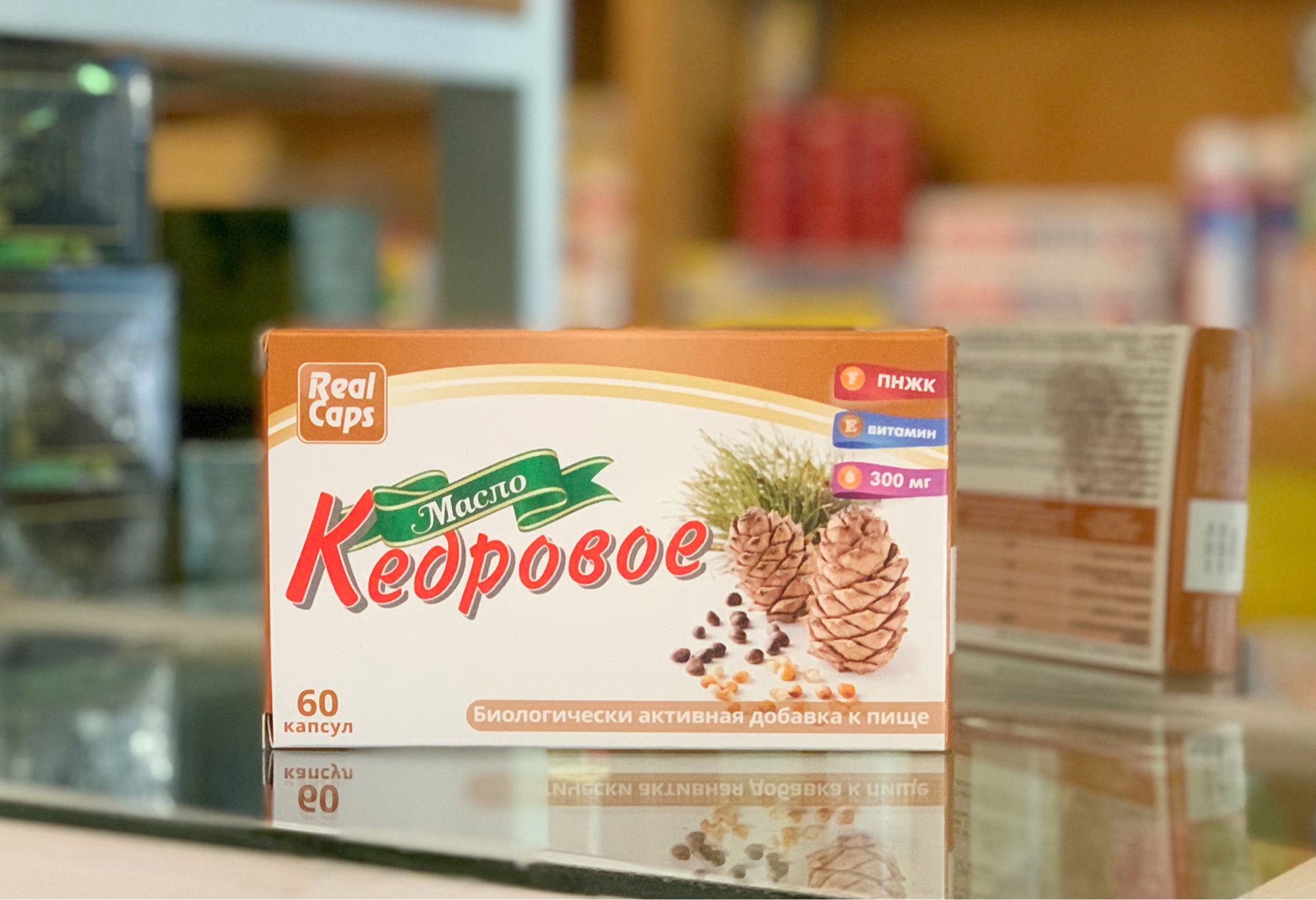 Tinh Dầu Thông Đỏ Real Caps Cedar của Nga/60viên