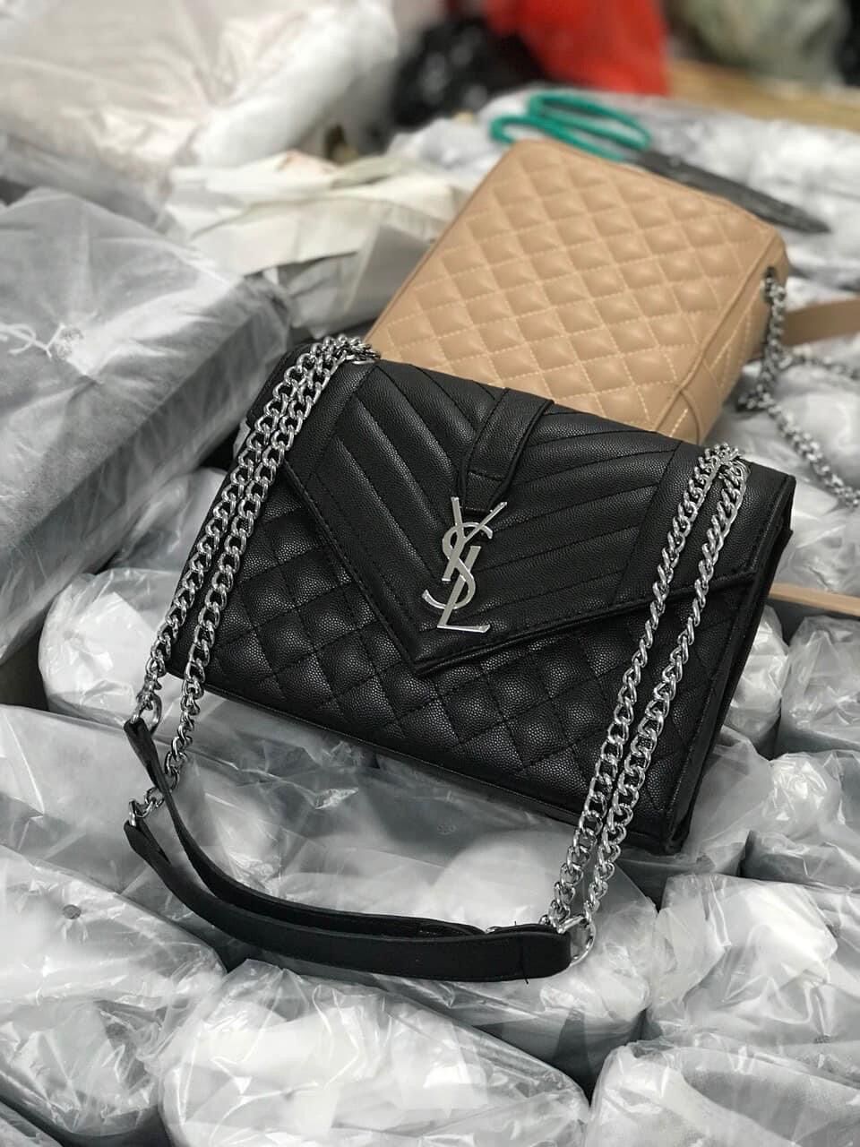 Túi xích bạc size 25 xả kho chất đẹp(k hộp)