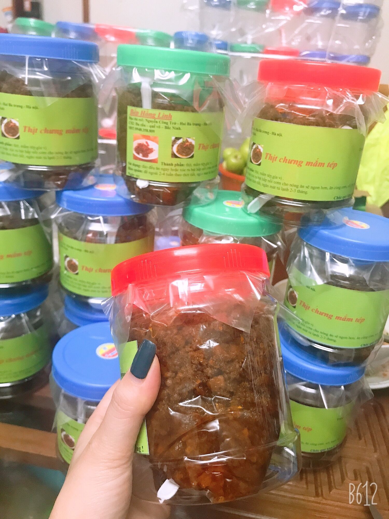 Mắm tép chưng thịt- khô- mềm - ăn ngay -500g - đảm bảo ngon