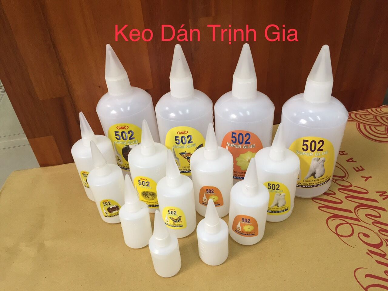 1 Thùng 50 Bình Keo Dán 502-Loại Bình 100gr