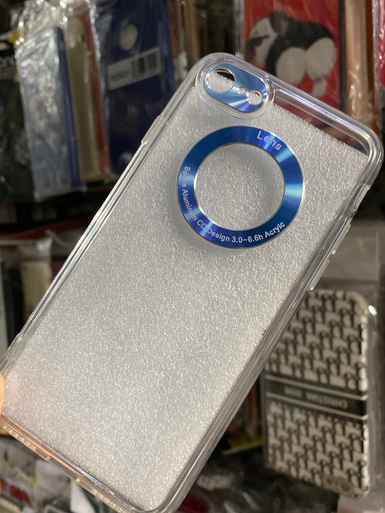 iPhone 7G/8G  Ốp lưng cứng trong suốt cực đẹp