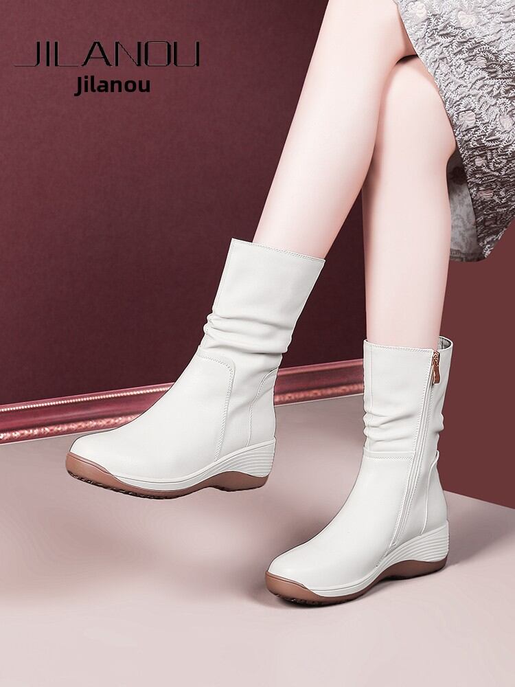 JILANOU | Warm Fur Winter Snow Boots - Thương hiệu JILANOU Giá 1,923,000 Đồng*Miễn phí vận chuyển