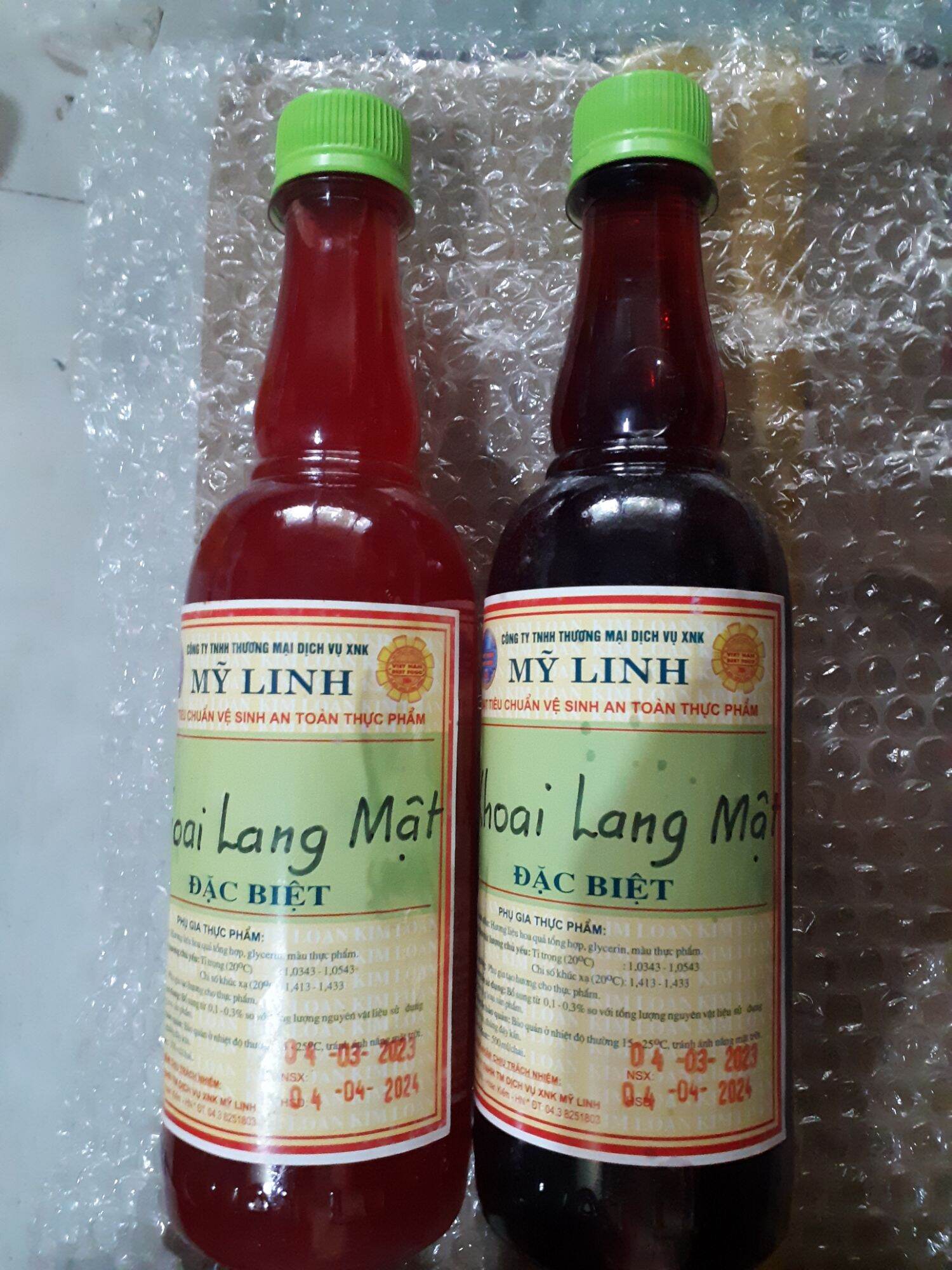 Hương khoai lang mật chai 500ml