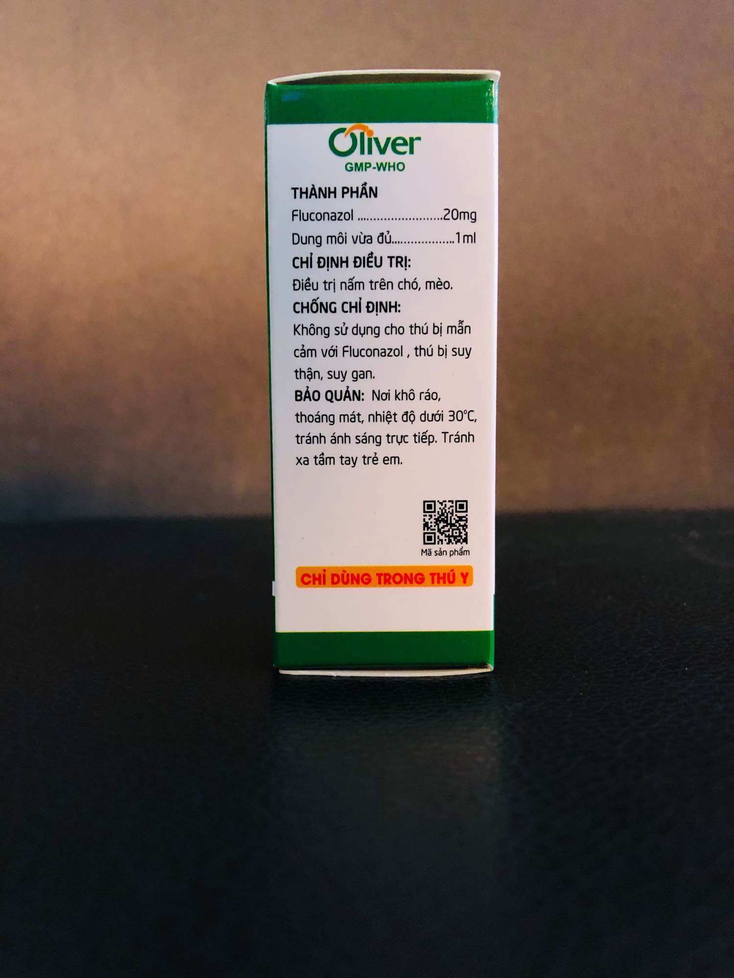 Giúp hết nấm cho gà Flunazol 10ml oliver.