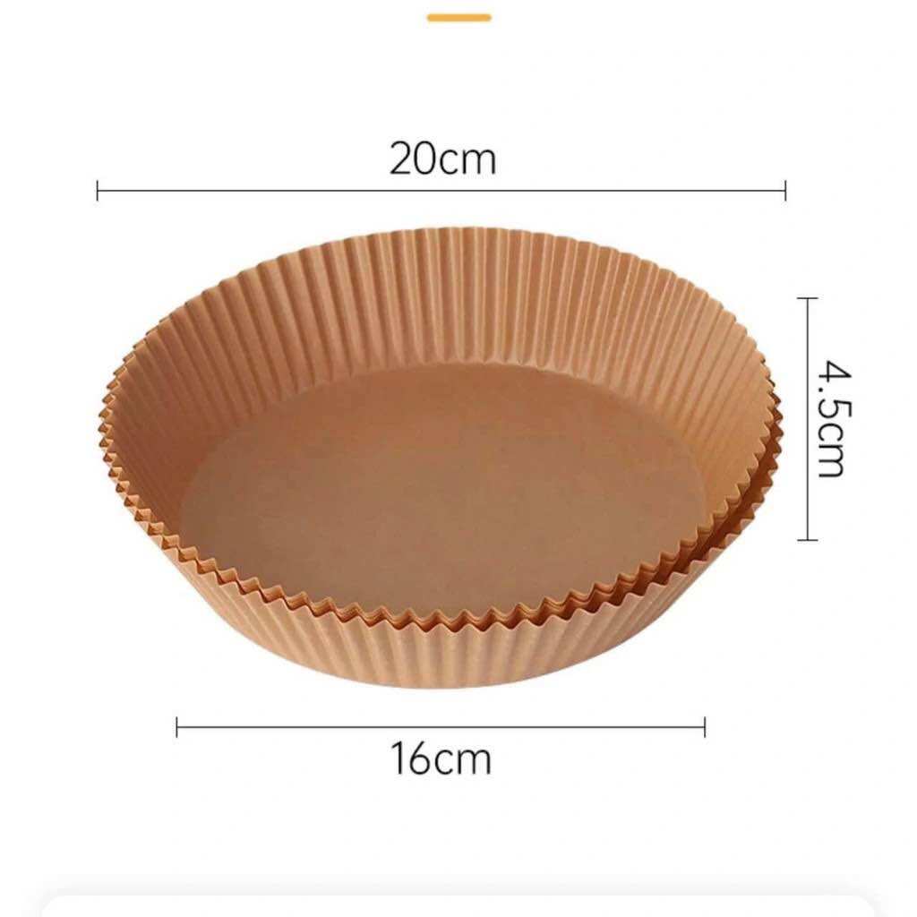 Bộ 50 Khay Giấy Lót Chống Dính Nồi Chiên Không Dầu Hình Vuông La Fonte -004350-BRO