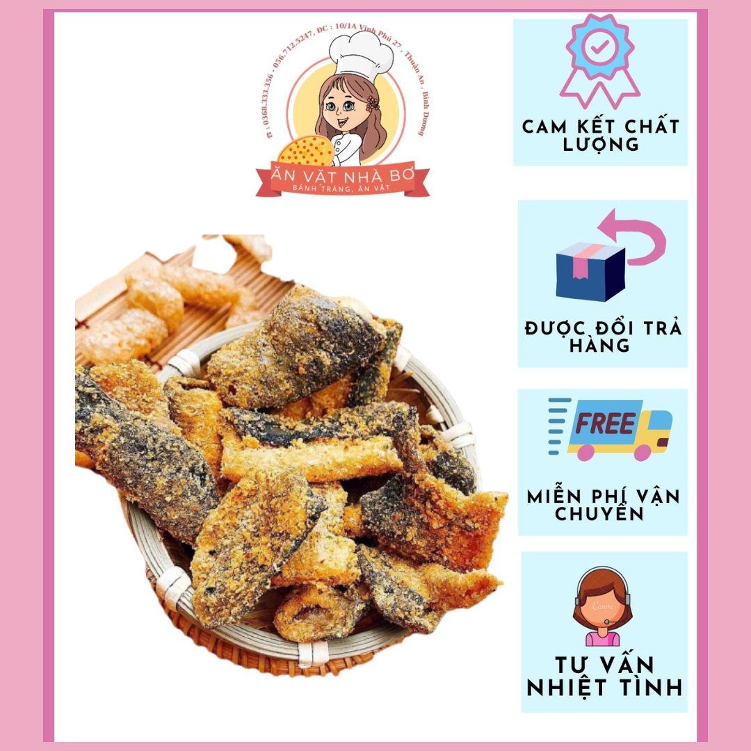 250.gram - da cá lắc trứng muối - giòn ngon đậm vị