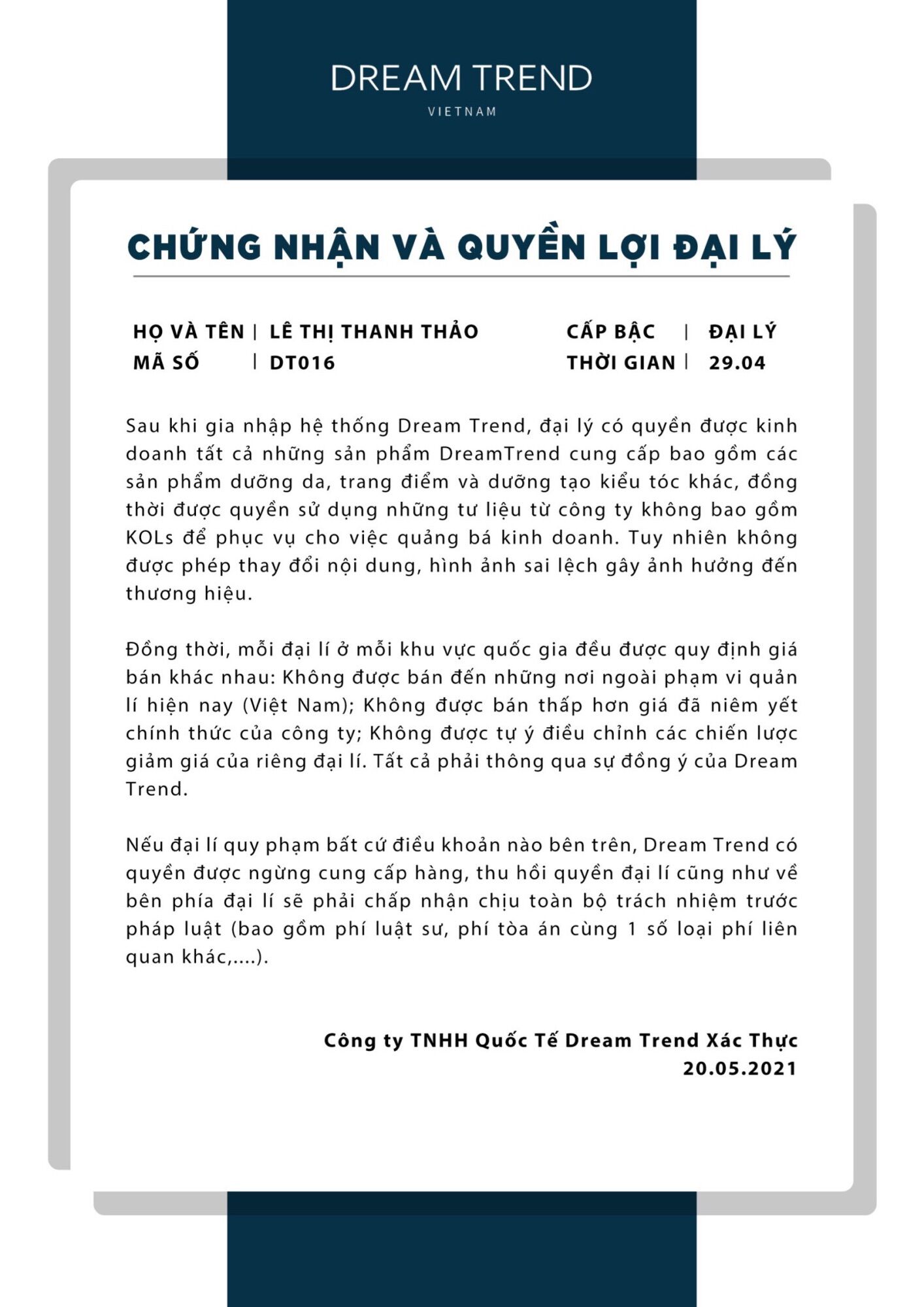 Combo 2 chai dưỡng tóc AHA DREAM TREND (1hồng + 1 trắng)