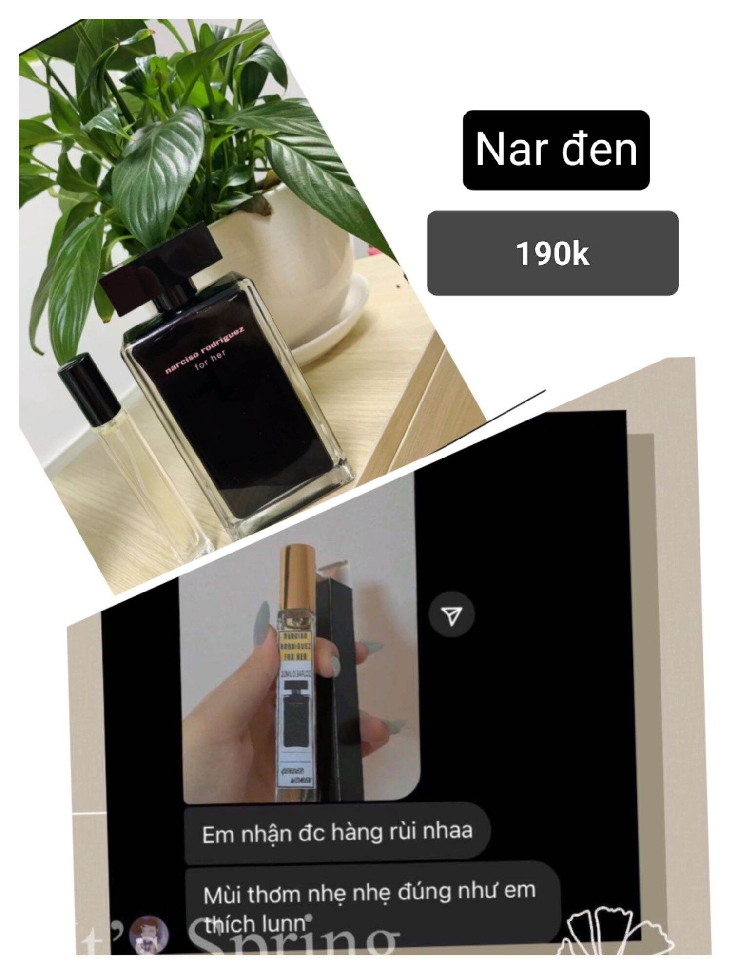 Nước hoa Nar si sô for her đen 10 ml