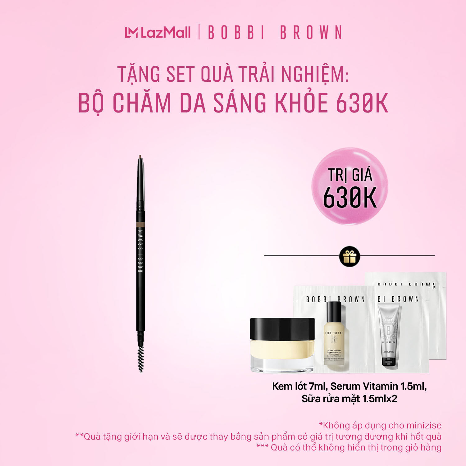 [ƯU ĐÃI 15-17.3] Chì kẻ mày lâu trôi Bobbi Brown Micro Brow Pencil