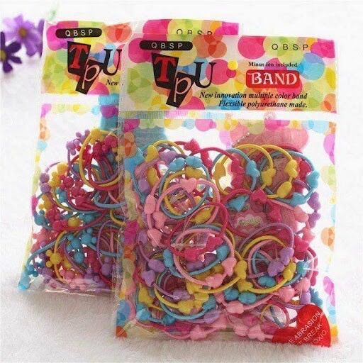 Set 50 Dây Buộc Tóc Cho Bé