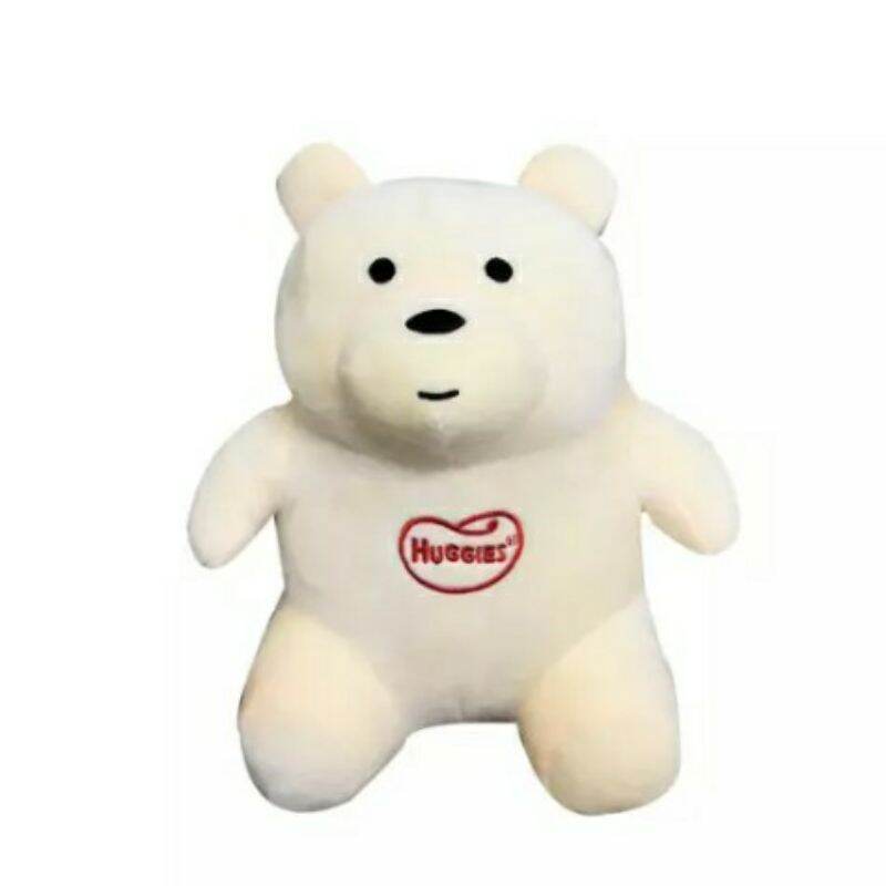 Gấu bông ngồi Huggies. KT (15x25x30)