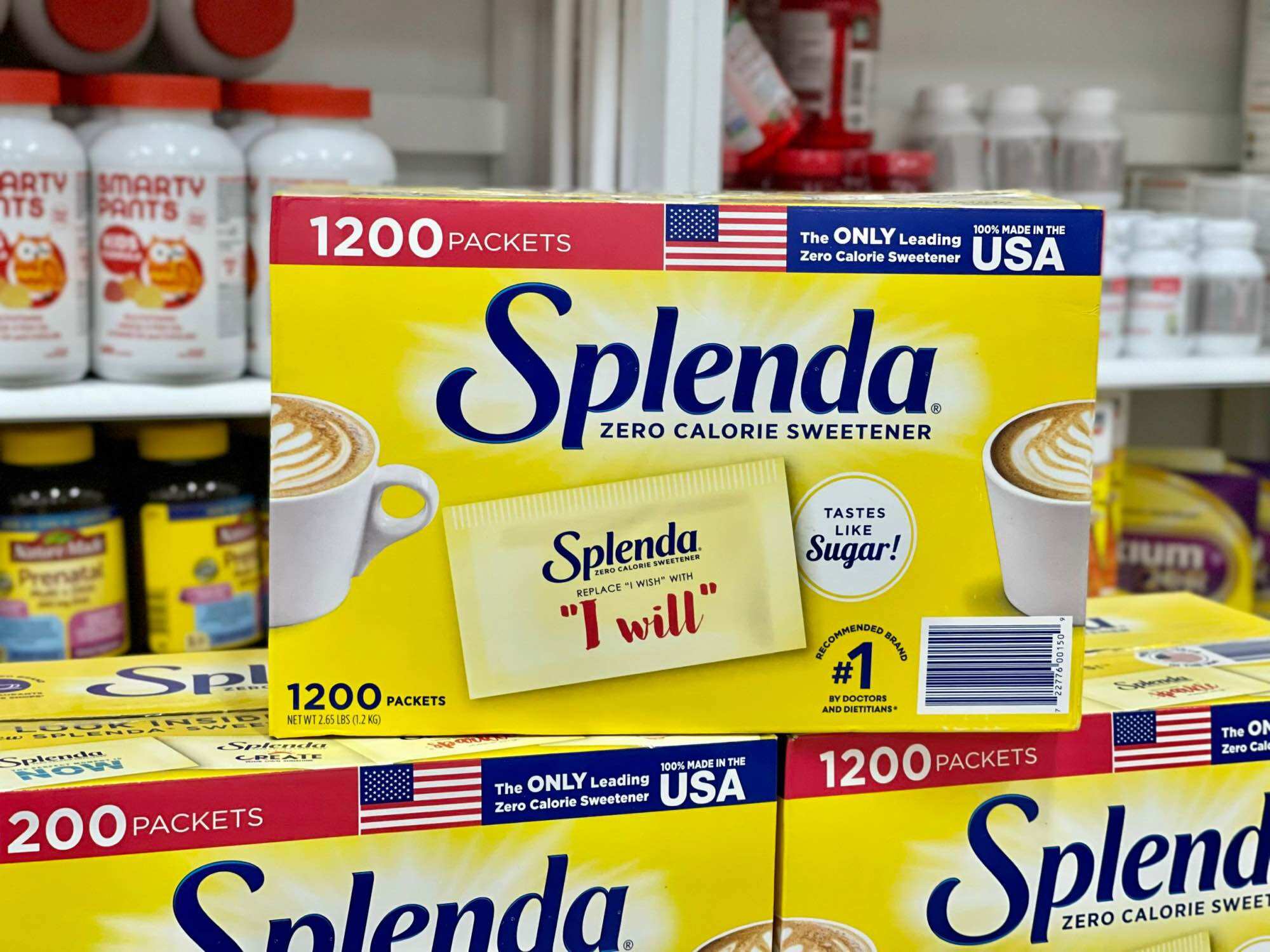 . Đường ăn kiêng Splenda Mỹ, đường cho người ăn kiêng bệnh đường huyết, tiểu đường. Đường kiêng của Mỹ.