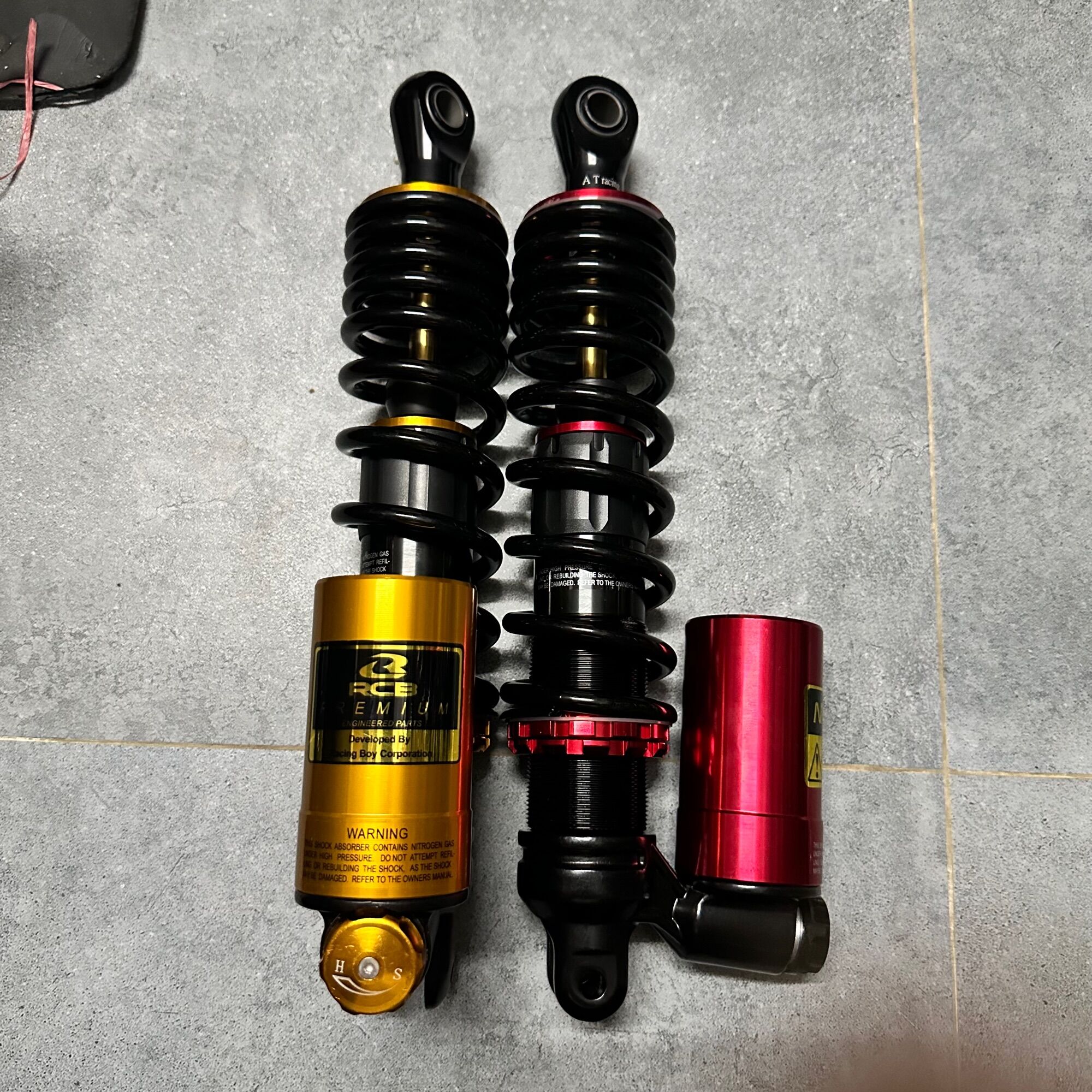 Phuộc nhún sau nitron / rcb bình dầu dưới gắn ab nouvo 4-5-6 pcx nvx impluse ...