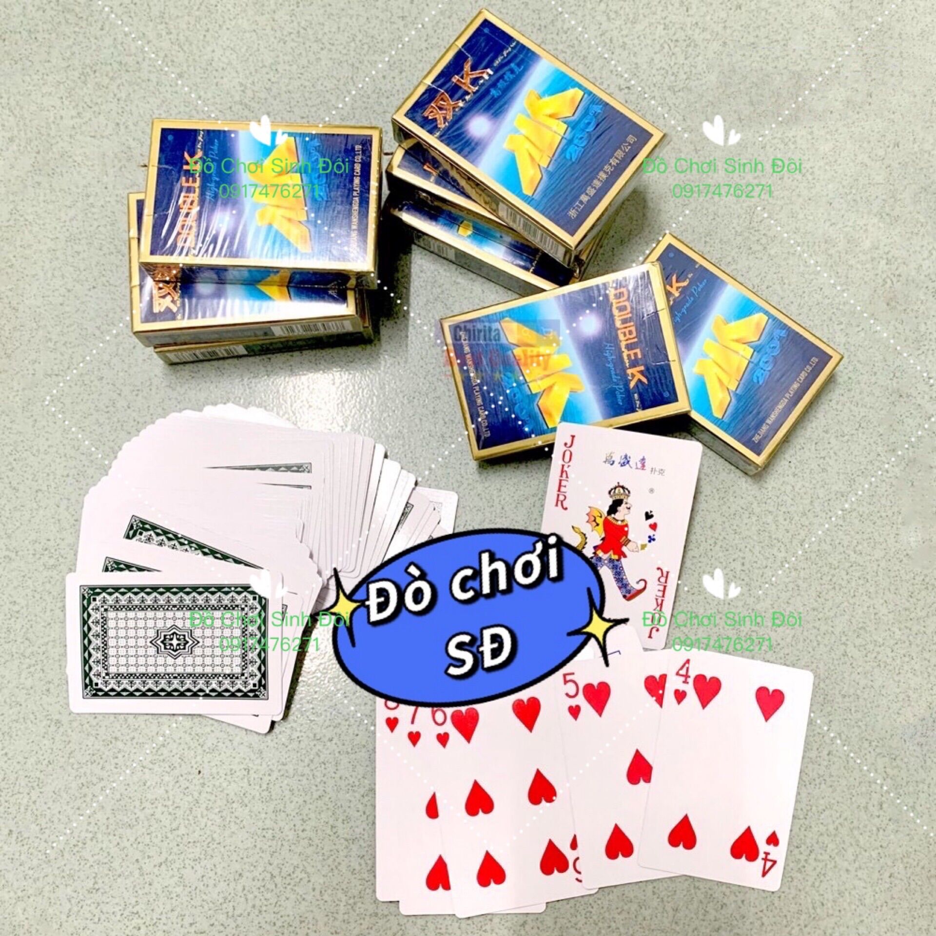 Bộ bài Tây giấy 52 lá