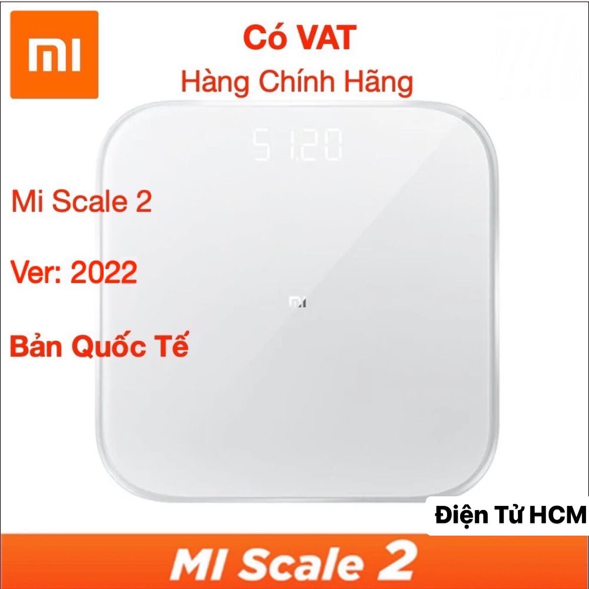 Hàng Chính Hãng Cân Điện Tử Sức Khỏe Xiaomi Mi Smart Scale 2 NUN4056GL -