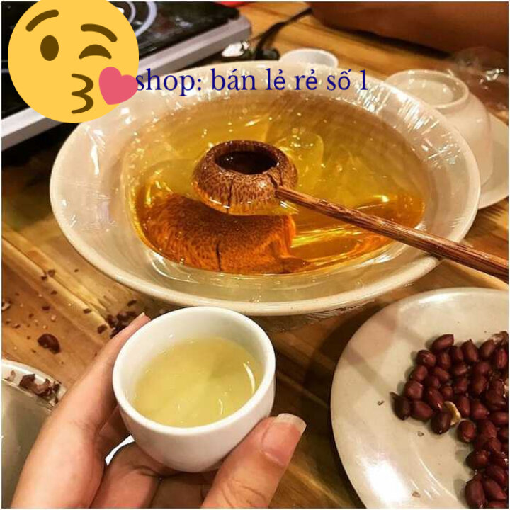 Gáo dừa, múc rượu bằng gỗ dừa nhẵn bóng bền đẹp
