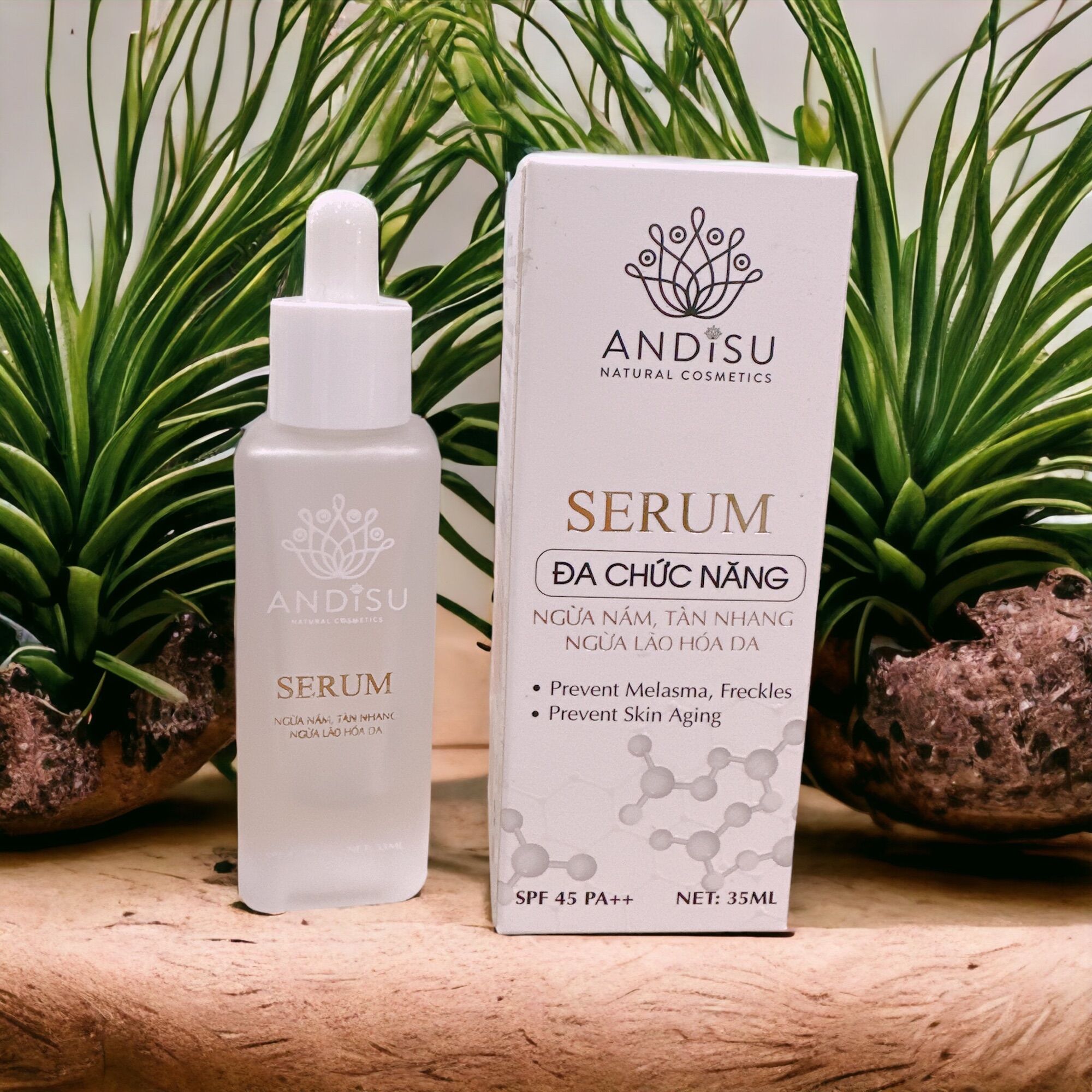 Serum nám - tàn nhang - trắng da Andisu chai 35ml
