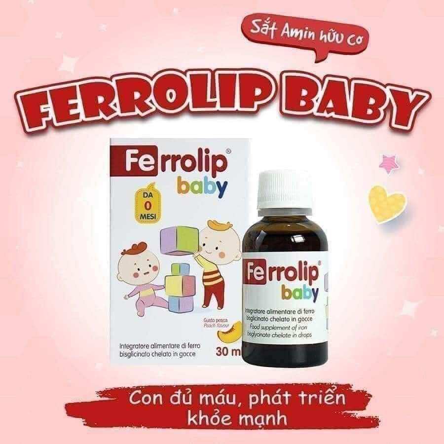 Sắt nước cho bé ferrolip