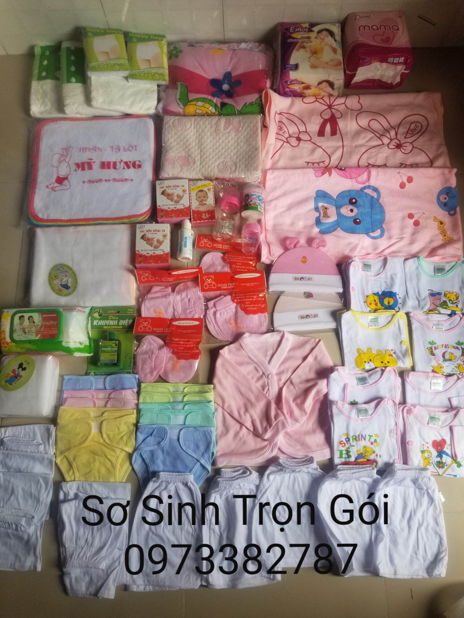 Combo đồ dùng đi sanh 30 món