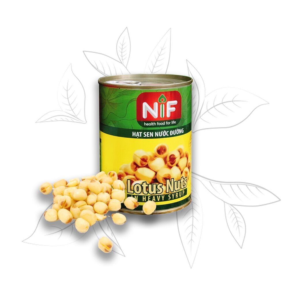 Hạt sen ngâm nước đường TIM (NIF cũ) lon 560g