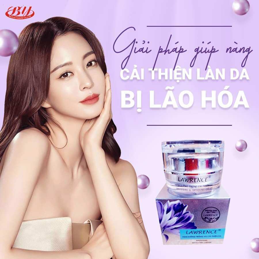 Kem lawrence trắng da cải thiện da 15g