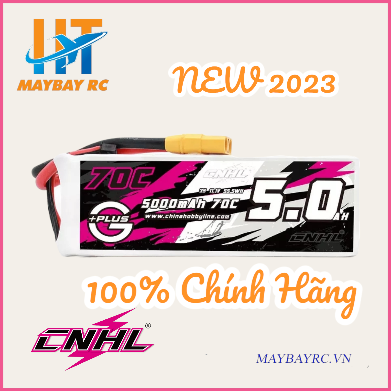 PIN CNHL G+PLUS 5000MAH 3S 4S 6S 70C LIPO BATTERY