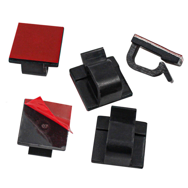 50pcs Cáp tổ chức Clip quản lý cáp dây quản lý dây chủ USB sạc dòng dữ liệu cuộn cuộn treo tường móc