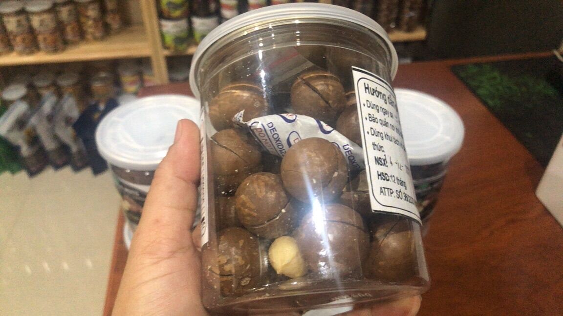Hạt mắc ca Dăklăk hộp 250gr