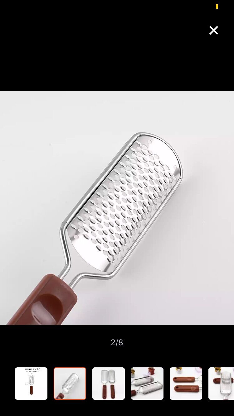 Chà gót chân, dụng cụ Chà gót chân inox