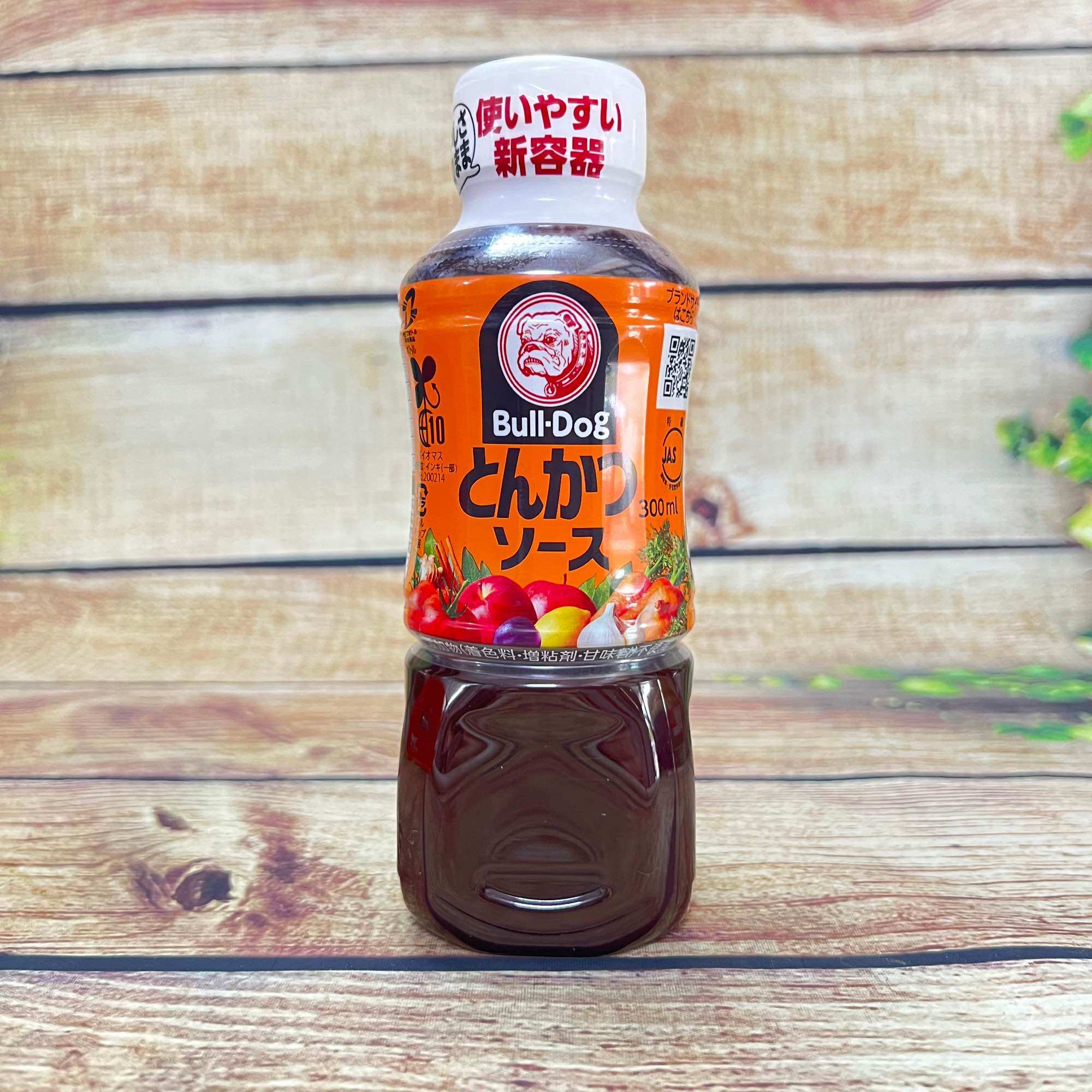 Sốt rau củ Tonkatsu Bull Dog 300ML - Dùng chấm món thịt heo chiên xù