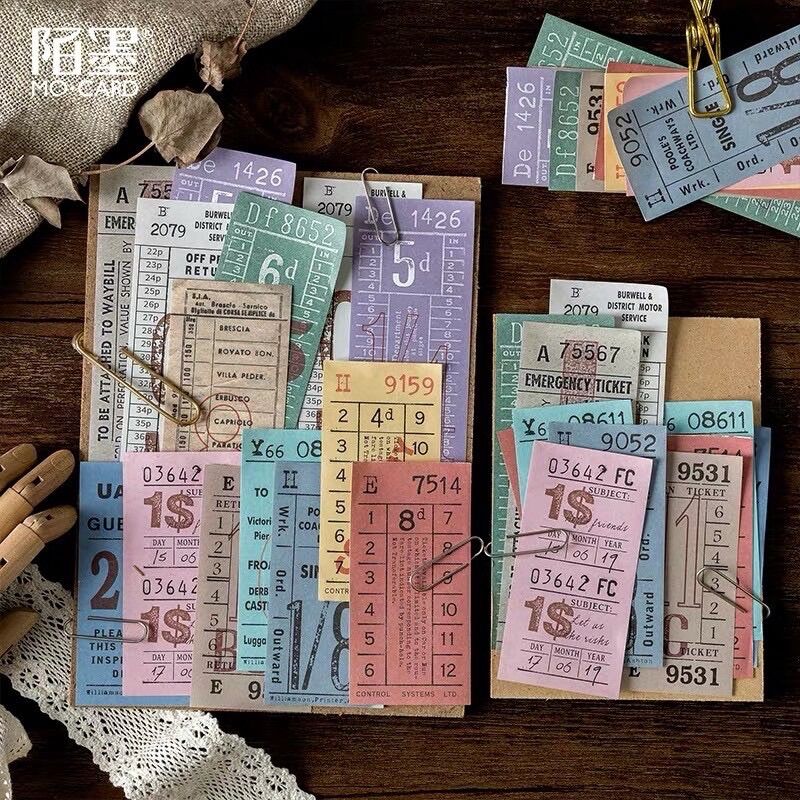 Mix 10 Mẫu Ticket Dùng Để Trang Trí