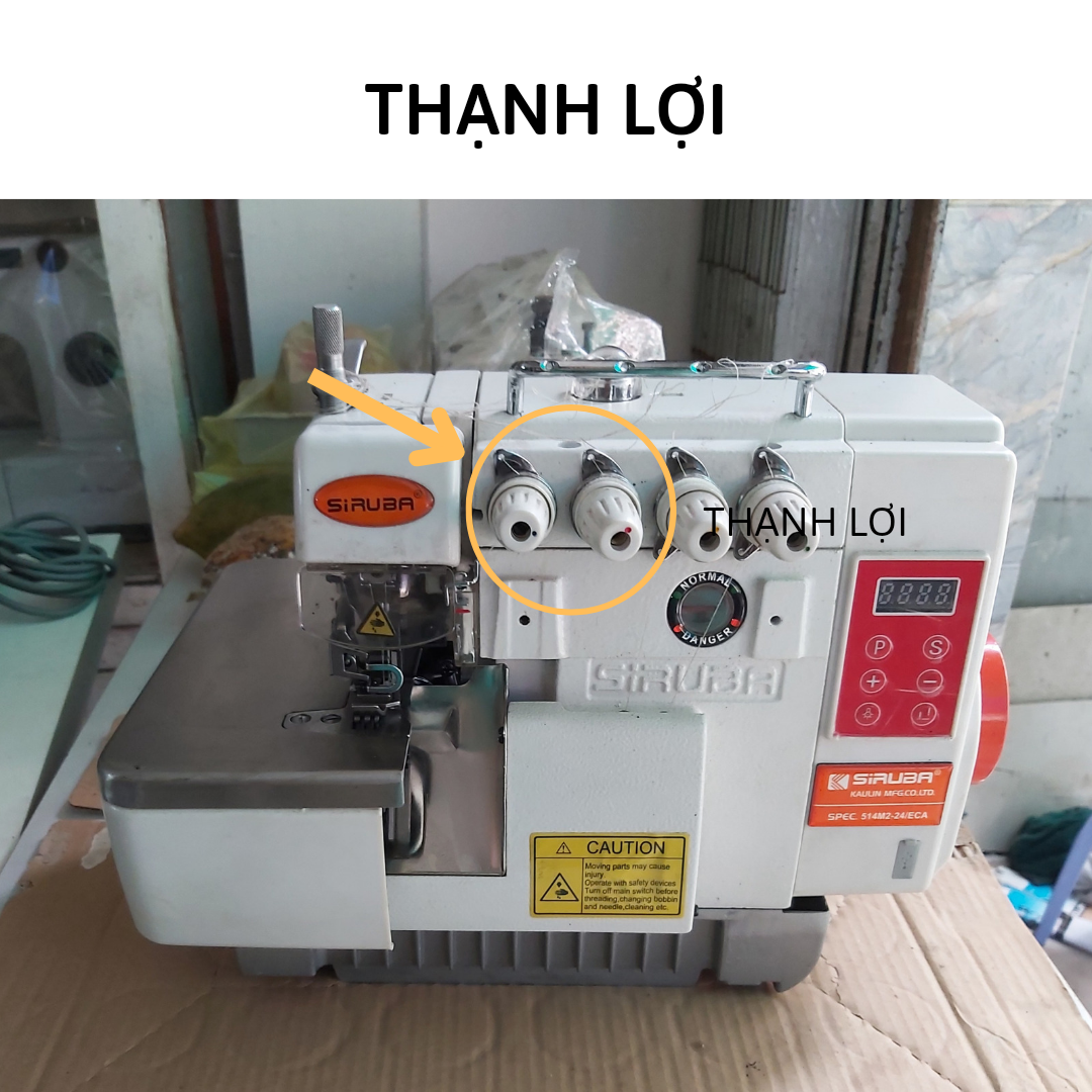 Tăng Sông (Cụm Đồng Tiền) Máy Vắt Sổ Siruba