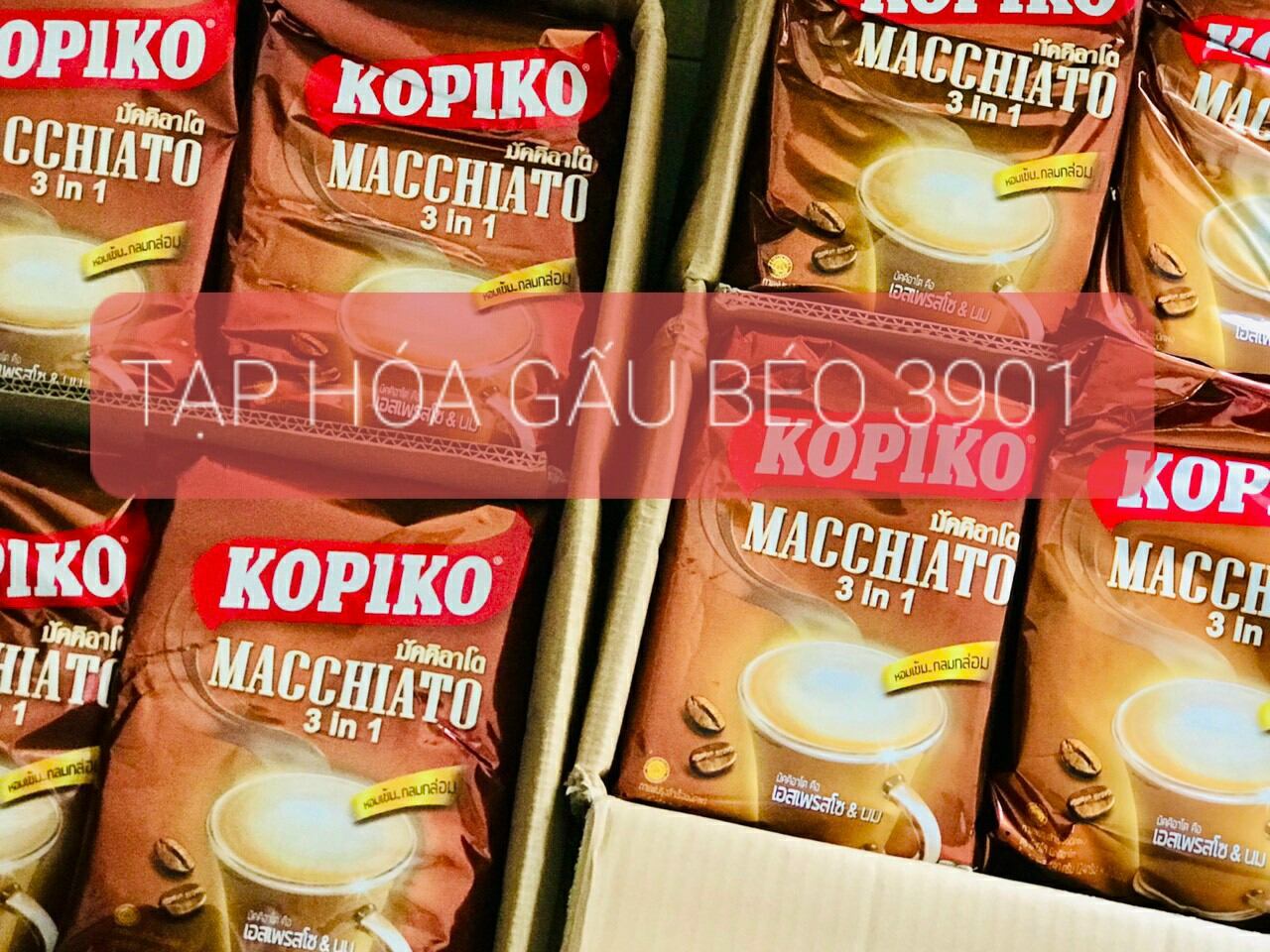 CÀ PHÊ SỮA KOPIKO MACCHIATO 3IN1